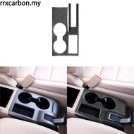 For Honda CRV 2007-2011 Carbon Fiber accessories Cup Holder Panel Car Covering Interior Accessories 