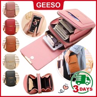 GEESO Touch Screen Mobile Phone Bag Female Small Messenger Cute Small Bag for Mobile Phone Fashion K