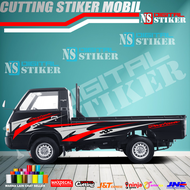 STIKER FULL BODY SAMPING MOBIL L 300 STICKER CUTTING MITSUBISHI PICK UP L300