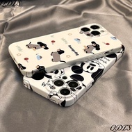 Mickey dachshund full screen hard Case White Black suitable for iphone16 16pro 15 14 13 12 11 pro Ma