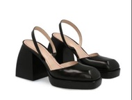 🖤⚪️ 🈹  sale 歐洲名牌 NODALETO Pumps Bulla Jones 型格 時尚 黑色 厚底高跟鞋 shoes 女神鞋