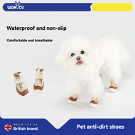 Wakytu Dog Shoes Waterproof Dog Shoes for Hot Pavement Puppy Pet Boots & Paw Protectors Small Medium