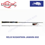 RELIX NUSANTARA fishing rod NUSANTARA JAWARA 602 14lb / 17lb / 20lb (BLUE CANDY) Joran Spinning 6 Ka