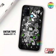 Latest Real Case Realme C17/7i Glitter Case - New Case Glossy casing Hp Realme C17/7i [GRVTY Motif] 