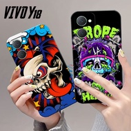 [SHARK CASE] Softcase VIVO Y18 4G 2024 NEWEST Grafitty Metal Motif - Vivo Y18 Casing - Vivo Y18 Case