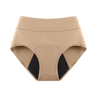 3 Layers Period Panties Cotton Menstrual Period Women Underwear Panties Plus Size High Waist Cotton 