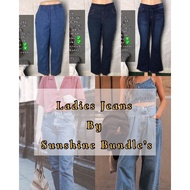 Ladies Jeans/Jeans Perempuan/jeans bundle/bundle jeans/jeans murah/elastic jeans/jeans elastik/Seluar murah