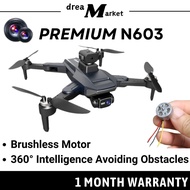 Premium N603 Drone with wifi dual camera 4k drone brushless new original RC Quadcopter drone dron dr