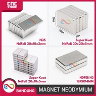 Neodymium Magnet NdFeB N35 Permanent Box – 30x20x5mm / 20x10x2mm / 20x10x5mm / 18x8x4mm