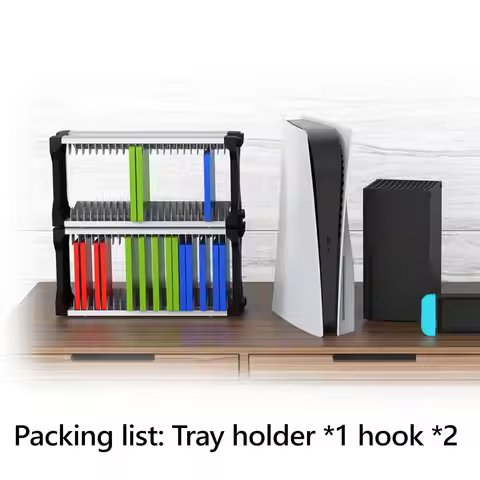 Game Storage Tower Holder Birthday Controller Game Card Box Video Game Shelf