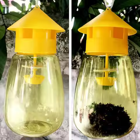 Plastic Fruit Fly Trap Killer Drosophila Trap Anti Fly Fruit Fly Killer Catcher Orchard Insect Trap 