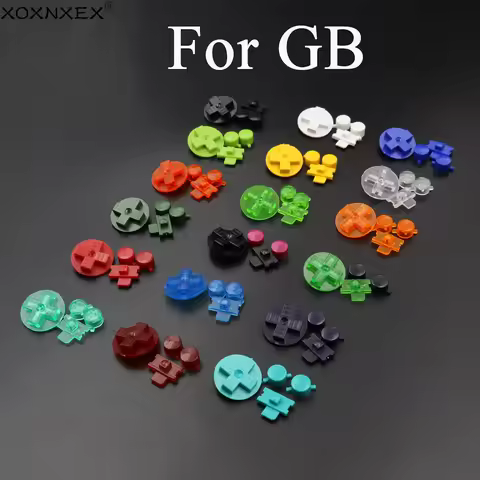 1Set Replacement A B D-Pad Direction Keypads Power ON OFF Buttons For Gameboy GB DMG Button