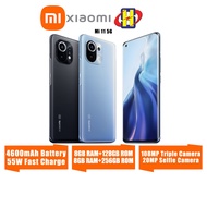 Xiaomi Mi 11 5G (8GB RAM+128GB ROM / 8GB RAM+256GB ROM) 55W-Fast Charge 4600mAh-Battery 108MP Triple-Camera Smartphone