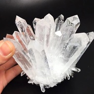 500G Natural Clear Quartz Crystal Cluster Crystal Crafts Decor Reiki Healing Stone Raw Point Specime