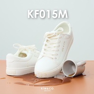 KIM&CO. Summer(KF015M) รองเท้ากันน้ำ แฟชั่นผู้ชาย หนัง PU กันน้ำ สไตล์มินิมอล บิดงอได้ 180 องศา