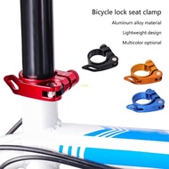youn Bike Seat Post Lock Seat Post Clamp Bike Seat Post Clamp Aluminum Alloy Clamp
