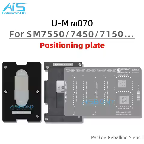 CPU BGA Reballing Stencil Template For SM7550 SM6450 SM7435 SM7450 SM7350 SM7150 SDM670 SDM710 SM615