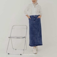 Rok Jeans Skirt Theana Highwaist