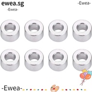 EWEA 8Pcs Damper Spacer Washer, Aluminium Alloy Silver Tone Shock Absorber Spacer, Useful d2.6xD5x2 Grommet Spacer Pads for RC Model Car