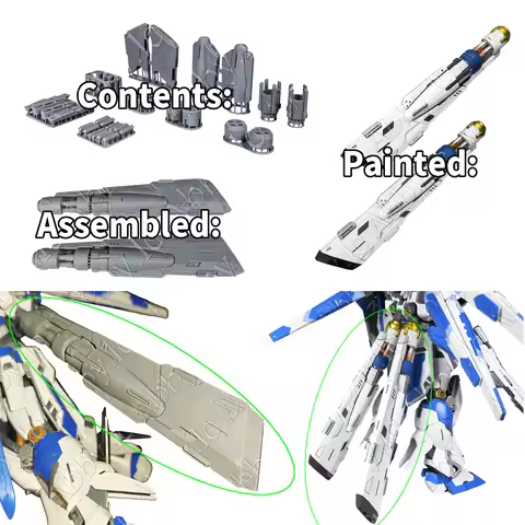 for RG 1/144 RX-93-v2 Hi-Nu Hi v Model Anubis TX-052 2 PCs Resin Fuel Tanks Thrusters Detail Up Part