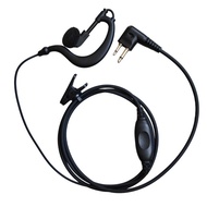 2 Pin M Port G Hook Walkie Talkie Earpiece PTT Headset for Motorola Hytera Two Way Radio
