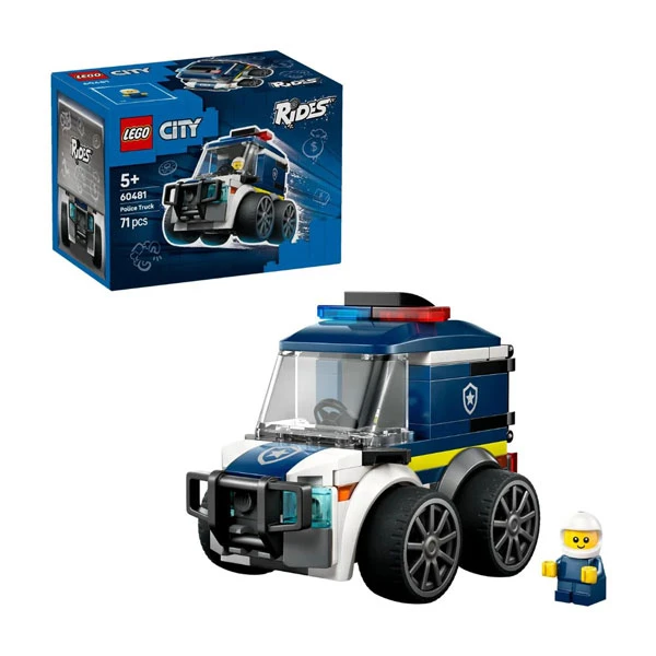 Đồ Chơi Lắp Ráp Rides - Xe Tải Cảnh Sát - Lego City 60481 (71 Mảnh Ghép)