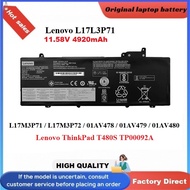 Lenovo ThinkPad T480S TP00092A 01AV478 01AV479 01AV480 SB10K97620 L17M3P71 "L17L3P71" Battery