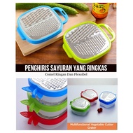 PENGHIRIS SAYURAN PENYAGAT MULTIFUNCTIONAL VEGETABLE CUTTER GRATER KITCHEN SUPPLIES SLICER STAINLESS