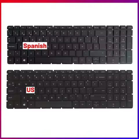 Russian/US/Spanish Laptop keyboard For 250 G4 255 G4 256 G4 250 G5 255 G5 256 G5 TPN-C125 TPN-C126 1