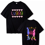 2025 Tay Ngắn Cổ Tròn 100% Cotton Mẫu Mới T Áo Thun Yamada-Kun To Lv999 No Koi Wo Suru T Shirt Men G
