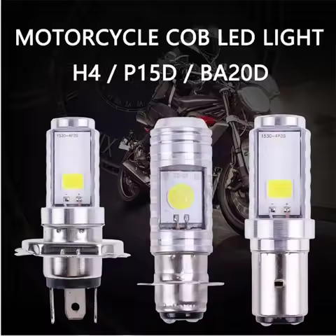 2-sided luminous motorcycle headlight bulb H6M H6 P15D LED signal light motorcycle high brightness l