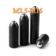 Steel ball screw, positioning screw, wave wave screw 12.9 grade ball head plunger positioning ball M