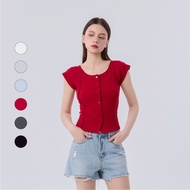 50% Fifty Percent|Shell Button Stitched Top|02672110001