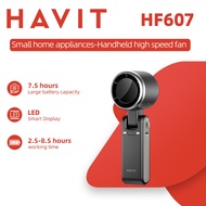 HAVIT HF607 Handheld Fan Foldable Design Digital Display 13500RPM 5-Speed Wind Speed (3600mAh)