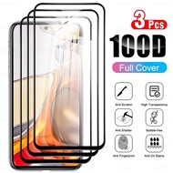 3pcs 100D Black Edge Tempered Glass For  Xiaomi Mi 11T Pro 11 Lite 5G NE Safety Protective Glass Case For Xiaomi MI 11T Pro 11T 11 T