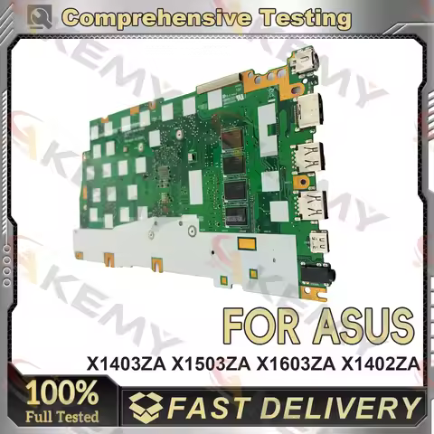 X1403ZA Laptop Motherboard For ASUS VivoBook X1403Z X1403ZA Notebook Mainboard With 12th Gen I3 i5 i
