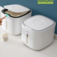 [Worth Buying!!!] Ecoco Automatic opening rice bucket (large) - anti-lice rice container container c