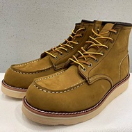 Red WING Boots Moc toe 8875 Wheat Tan Nubuck Leather full