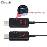 USB To DC Boost Converter Cable 5V to 9V 12V Adjustable Voltage Volt Led Display Transformer DC Powe