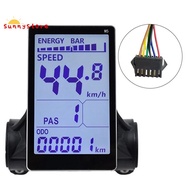M5 Electric Bike LCD Display Meter 24V 36V 48V 60V E Scooter for Mountain Electric Bike (SM 6PIN)