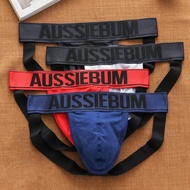 (Discreet Pack) Aussie Bum Cotton Jockstraps JOCK STRAP Bottomless Briefs Sexy Underwear