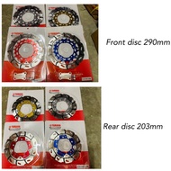 YAMAHA Y15ZR Y16ZR Y15 V1 V2 203MM / 290MM FRONT / REAR DISC BRAKE PLATE CNC