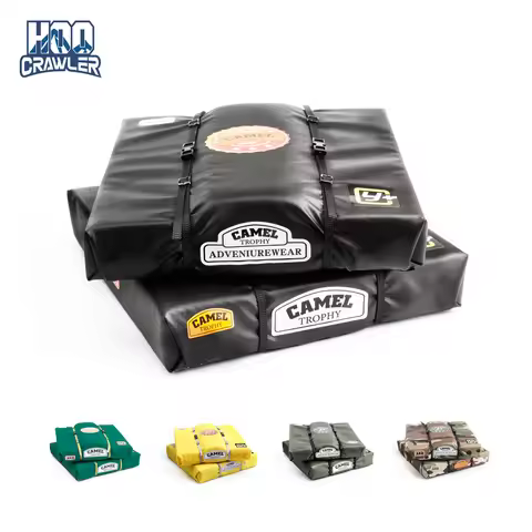 Handmade Simulated Roof Luggage Tent Bag Decorate for 1/8 1/10 RC Crawler Car Traxxas TRX4 Defender 