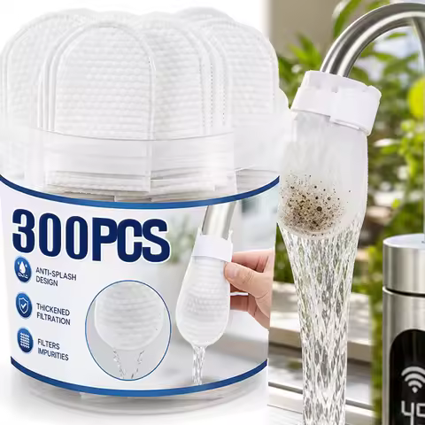 Faucet Filter Bag Universal Anti Splash Faucet Filtration Mesh Kitchen Impurity Strainer Faucet Sedi
