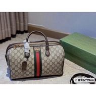 Gu Female Bag Ophidia Series GG Mini Boston Bag Portable Pillow Bag Travel Bag Duffel Bag Shoulder M