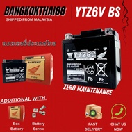 HONDA BATTERY YTZ6V ORIGINAL MADE IN THAILAND RS150 V1 RSX150 VARIO 125 VARIO150 ADV150 PCX150 PCX Y