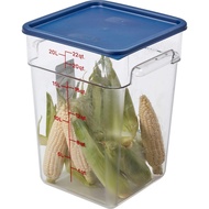 CAMBRO Clear Square Polycarbonate Food Storage Container 22 QT - 20 Liter NSF USA Food grade Food St