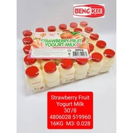 Beng kee yogurt strawberry milk flavored beverage 60gm*30pcs