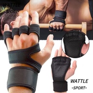 WA-SPORT 1 Pair Training Wristband, Body Building Wrist Palm Protector Training Sport Gloves,  Abras