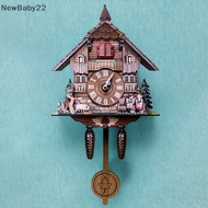 NN Cuckoo Clock Wall Clock Handicraft Vintage  Cuckoo Tree House Clock SG